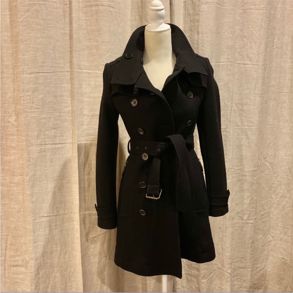 Authentic Burberry Wool Trench Coat